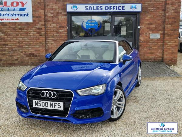 Audi A3 Cabriolet 1.4 TFSI CoD S line Convertible 2dr Petrol Manual Euro 6 (s/s) (150 ps)